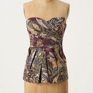Fei Primula Anthropologie Sweetheart Peplum Top